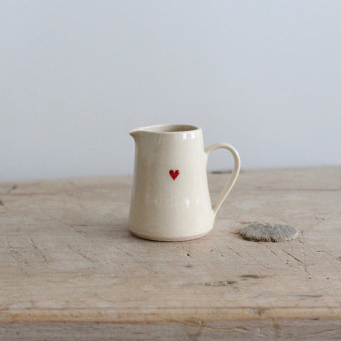 Hogben Tiny Jugs - Hearts, Dots and Stripes